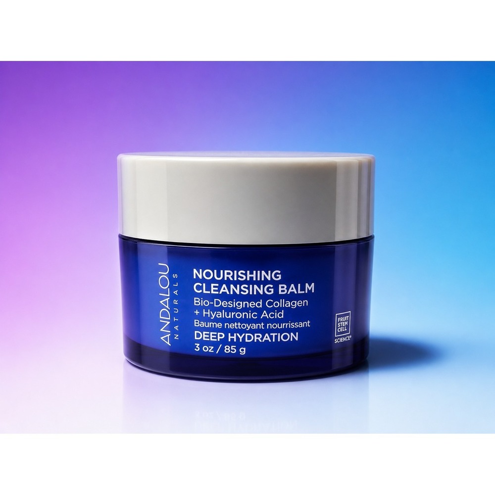 Andalou Naturals Deep Hydration Nourishing Cleansing Face Balm Make Up Remover